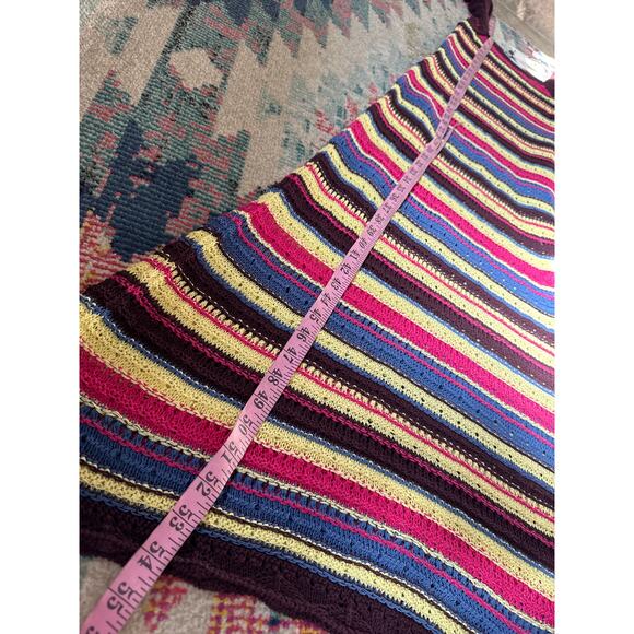 Women's Zara Special Edition Crochet Knit Striped Maxi Dress NWT New Small - Picture 7 of 7